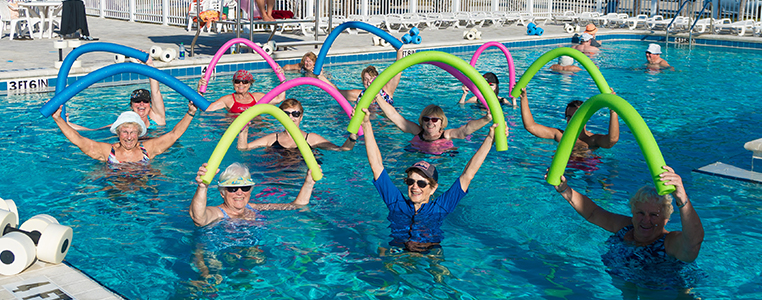 Water Aerobics at Port Charlotte Beach