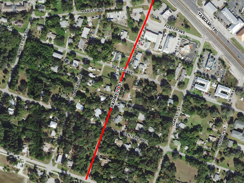 Charlotte Harbor CRA - Parmely Street Road Widening and Sidewalk News Image